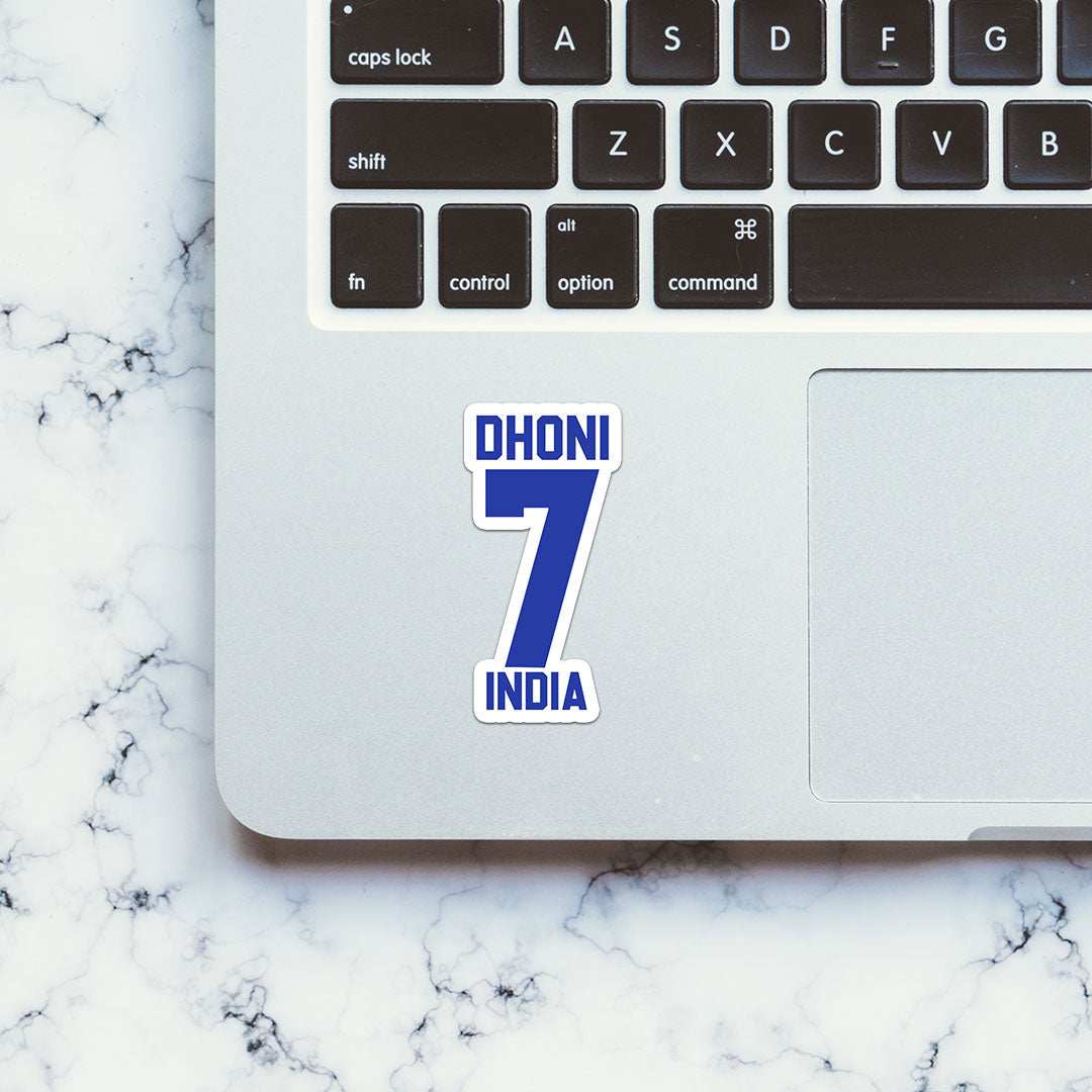 dhoni 7 Sticker - STICK IT UP