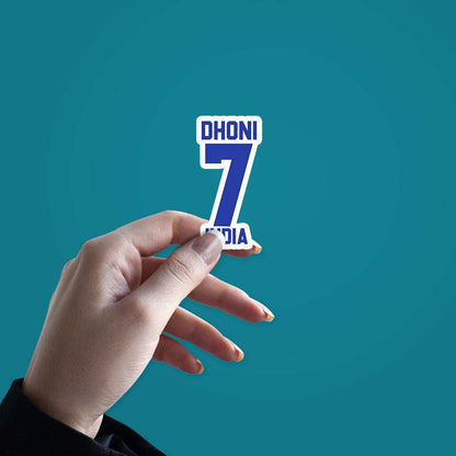 dhoni 7 Sticker - STICK IT UP