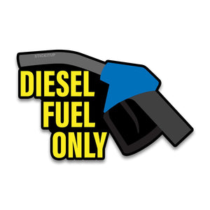 Diesel Fuel Bumper Sticker waterproof vinyl decal for laptop, bike, car & bottle