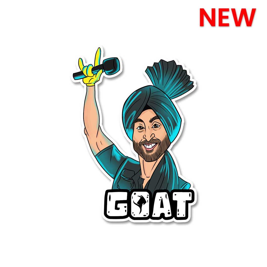 Diljit Dosanjh Goat Sticker - Stickers | STICK IT UP