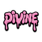 Divine Bumper Sticker waterproof vinyl decal for laptop, bike, car & bottle
