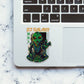 Dj Galaxy Glitter Sticker waterproof vinyl decal for laptop, bike, car & bottle
