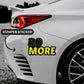 Do More Bumper Sticker waterproof vinyl decal for laptop, bike, car & bottle