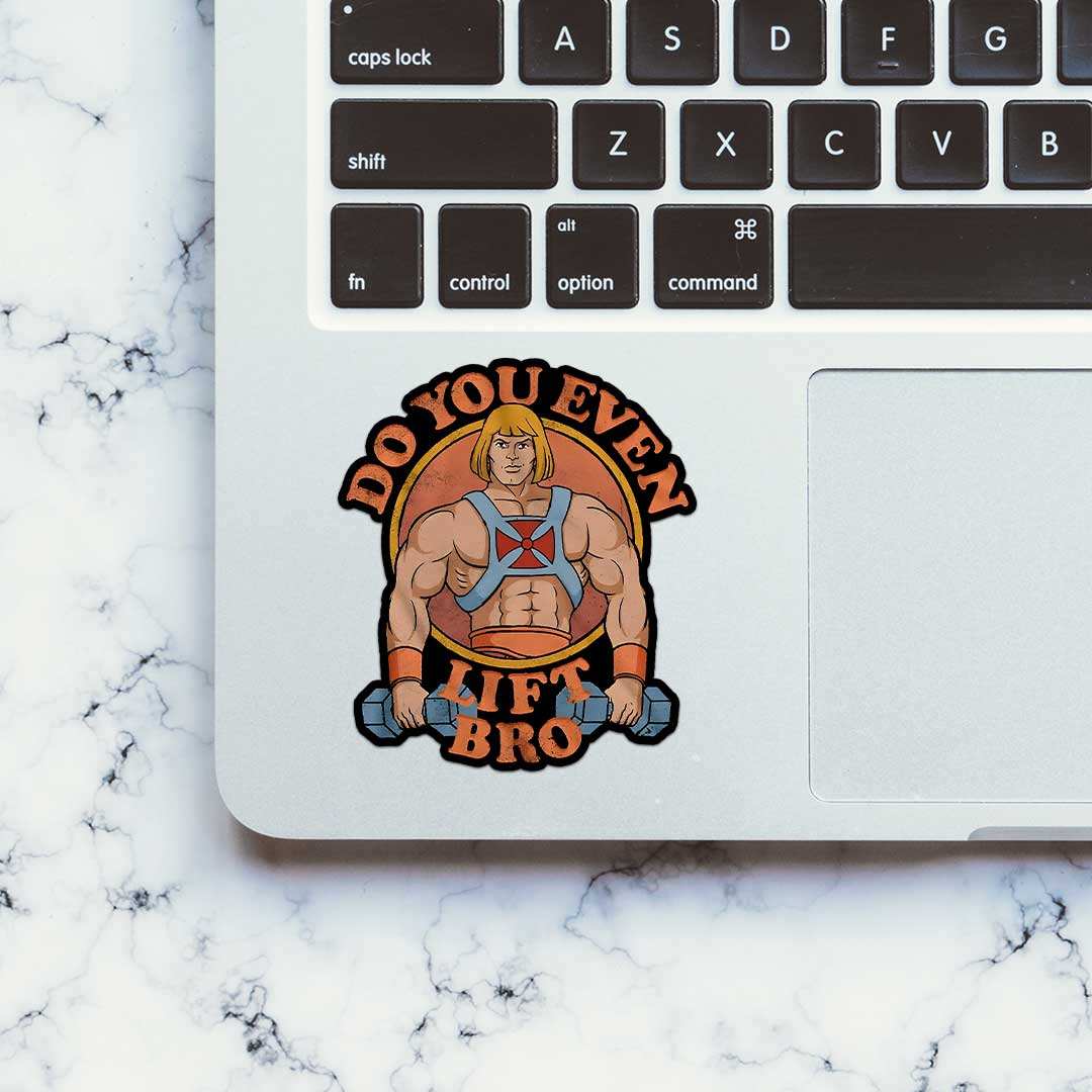 Do You Lift Bro Sticker waterproof vinyl decal for laptop, bike, car & bottle