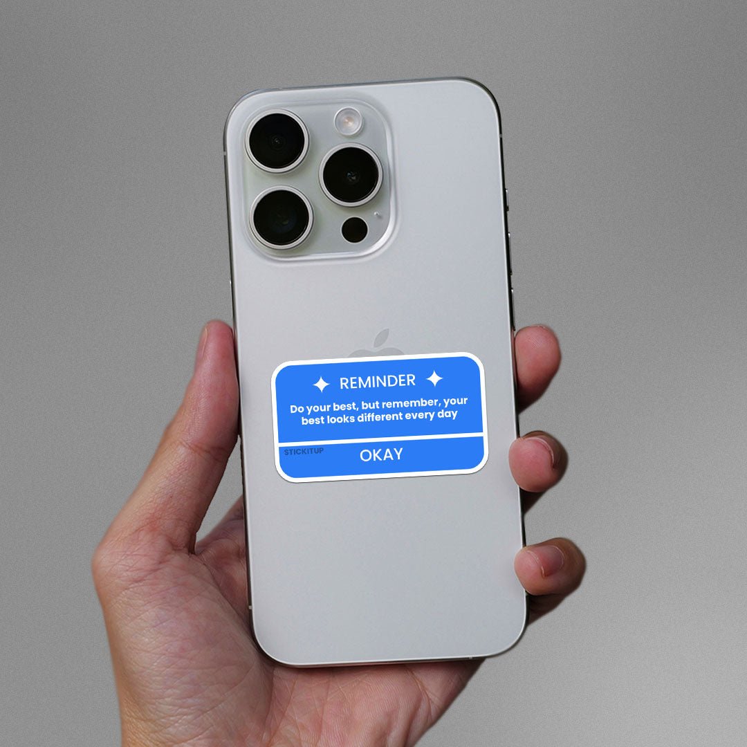 Do Your Best Sticker waterproof vinyl decal for laptop, bike, car & bottle