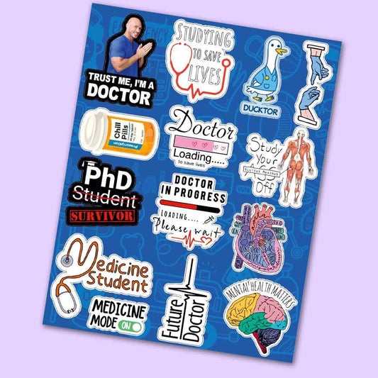 Docter mini sticker sheet - STICK IT UP