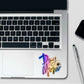 Dogs Mom Holographic Sticker waterproof vinyl decal for laptop, bike, car & bottle