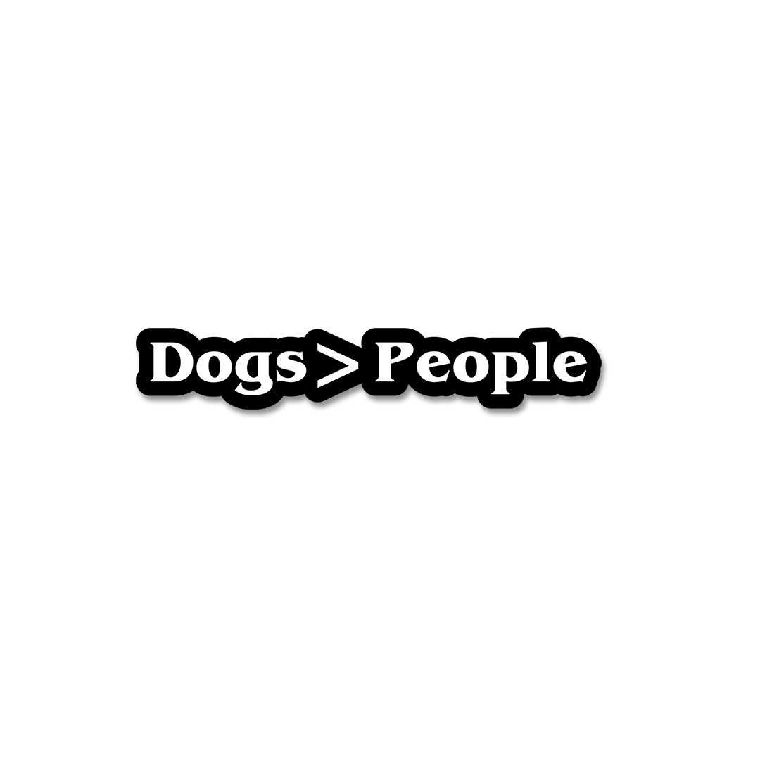 Dogs & People Sticker - Stickers | STICK IT UP