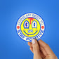 DOING MY BEST TO STAY POSITIVE Sticker waterproof vinyl decal for laptop, bike, car & bottle