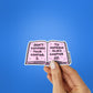 Dont Compare Your Chapter Sticker waterproof vinyl decal for laptop, bike, car & bottle