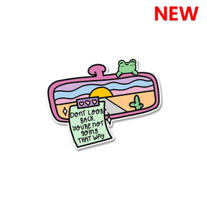 Don't Look Back Youre Not Going That Way Sticker waterproof vinyl decal for laptop, bike, car & bottle