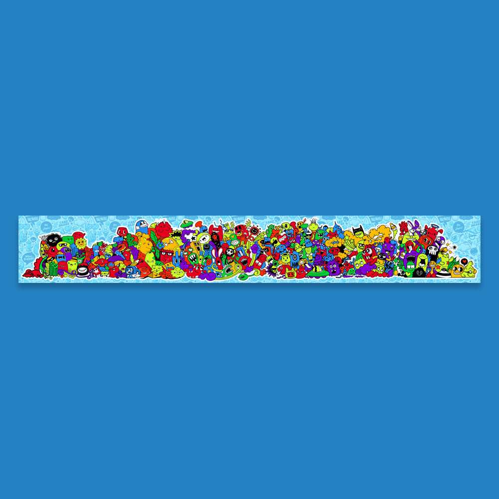 Doodle Infinity Sticker waterproof vinyl decal for laptop, bike, car & bottle