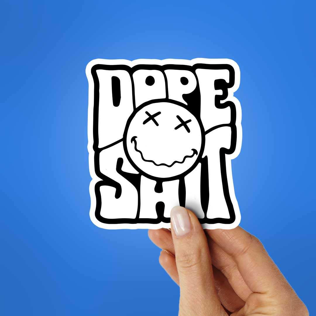 Dope Sheet Sticker waterproof vinyl decal for laptop, bike, car & bottle