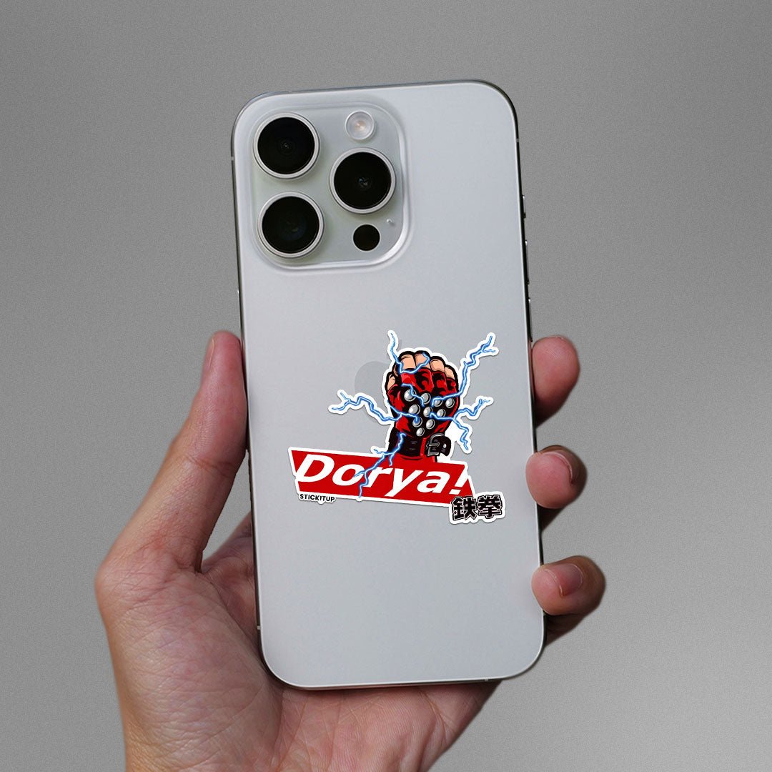 DORYA Sticker waterproof vinyl decal for laptop, bike, car & bottle