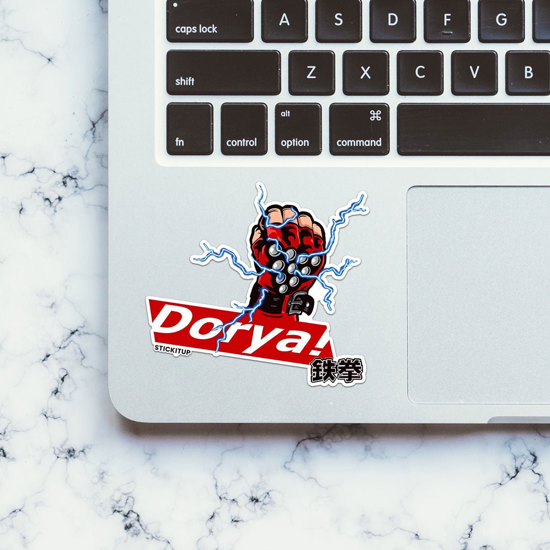 DORYA Sticker waterproof vinyl decal for laptop, bike, car & bottle