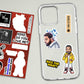 Drake mini sticker sheet waterproof vinyl decal for laptop, bike, car & bottle