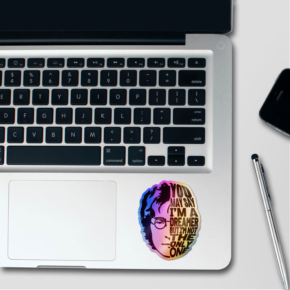 Dreamer Sticker Holographic Stickers waterproof vinyl decal for laptop, bike, car & bottle