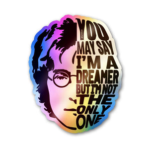 Dreamer Sticker Holographic Stickers waterproof vinyl decal for laptop, bike, car & bottle