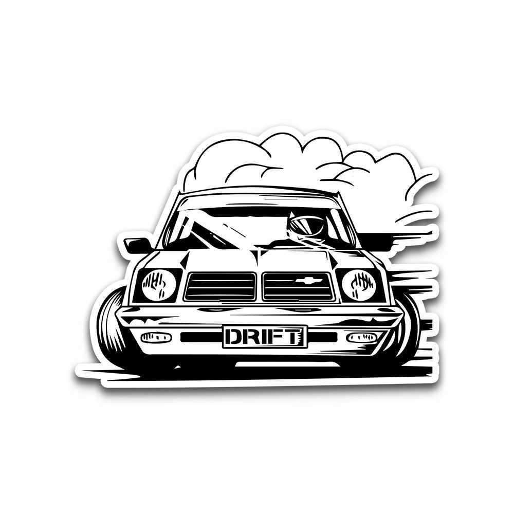 Drift Bumper Sticker waterproof vinyl decal for laptop, bike, car & bottle