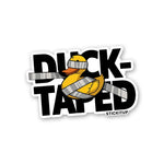 DUCK TAPE Sticker waterproof vinyl decal for laptop, bike, car & bottle