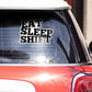 eat sleep Bumper Sticker waterproof vinyl decal for laptop, bike, car & bottle
