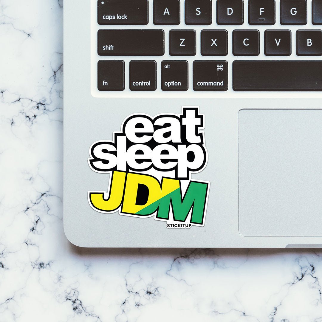 EAT SLEEP JDM Sticker waterproof vinyl decal for laptop, bike, car & bottle
