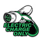 Electric Charge Bumper Sticker waterproof vinyl decal for laptop, bike, car & bottle