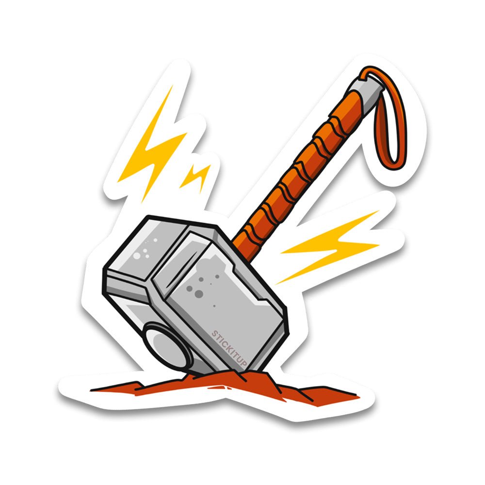 Electric Hammer Bumper Sticker - STICK IT UP