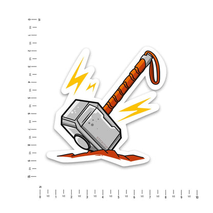 Electric Hammer Bumper Sticker - STICK IT UP