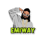 Emiway Sticker waterproof vinyl decal for laptop, bike, car & bottle