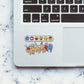 Emojis Sticker Glitter Sticker waterproof vinyl decal for laptop, bike, car & bottle