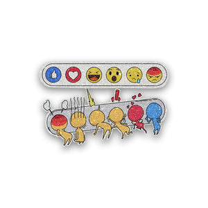 Emojis Sticker Glitter Sticker waterproof vinyl decal for laptop, bike, car & bottle