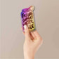 Emotional Support Water Bottle Holographic Sticker waterproof vinyl decal for laptop, bike, car & bottle