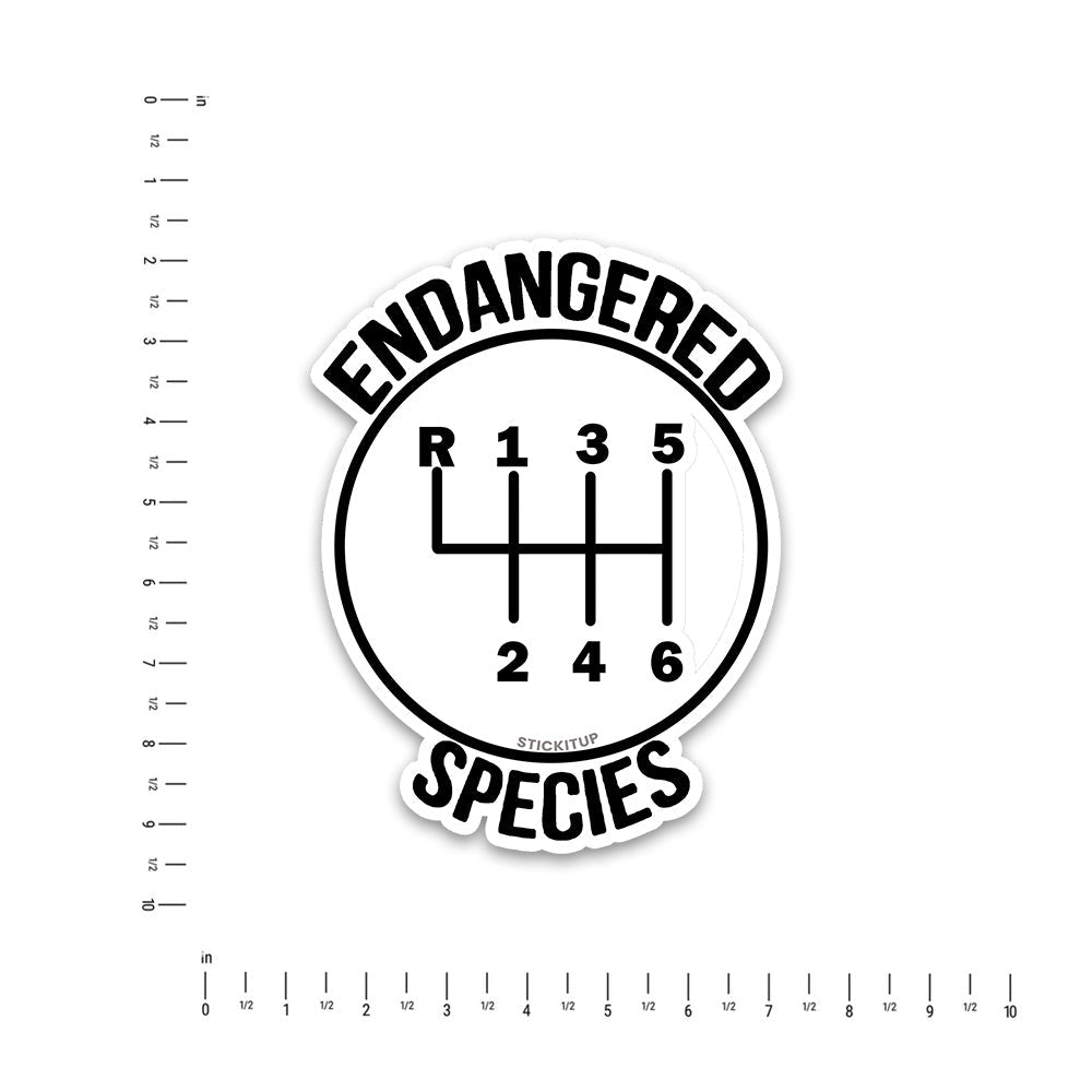 Endangered Bumper Sticker - STICK IT UP