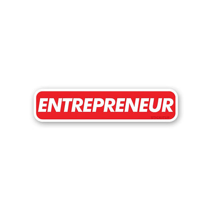 Entrepreneur Sticker waterproof vinyl decal for laptop, bike, car & bottle