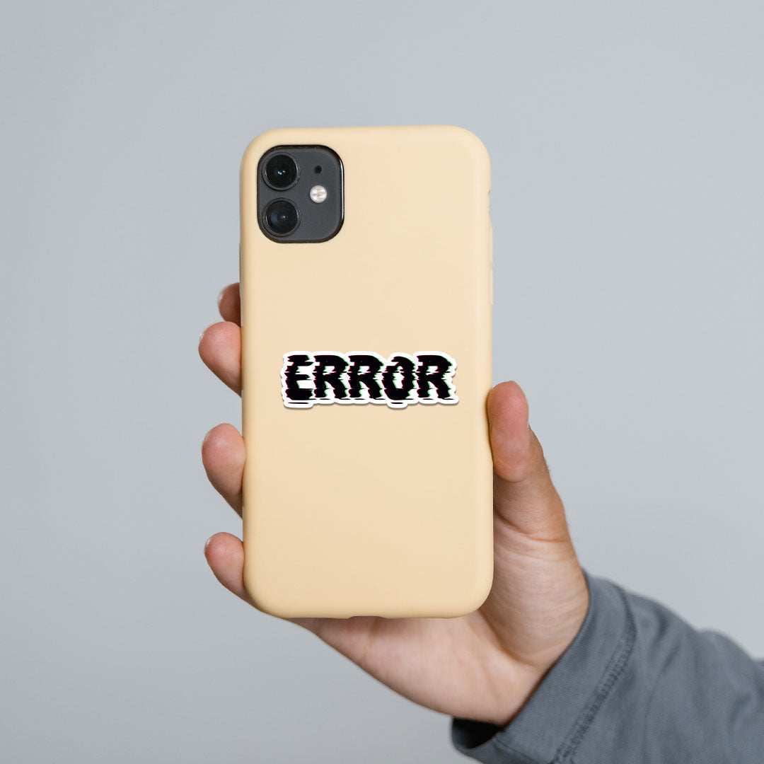 Error Sticker Packs [50 sticker] waterproof vinyl decal for laptop, bike, car & bottle