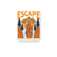 Escape For A Little While Sticker waterproof vinyl decal for laptop, bike, car & bottle