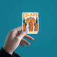 Escape For A Little While Sticker waterproof vinyl decal for laptop, bike, car & bottle