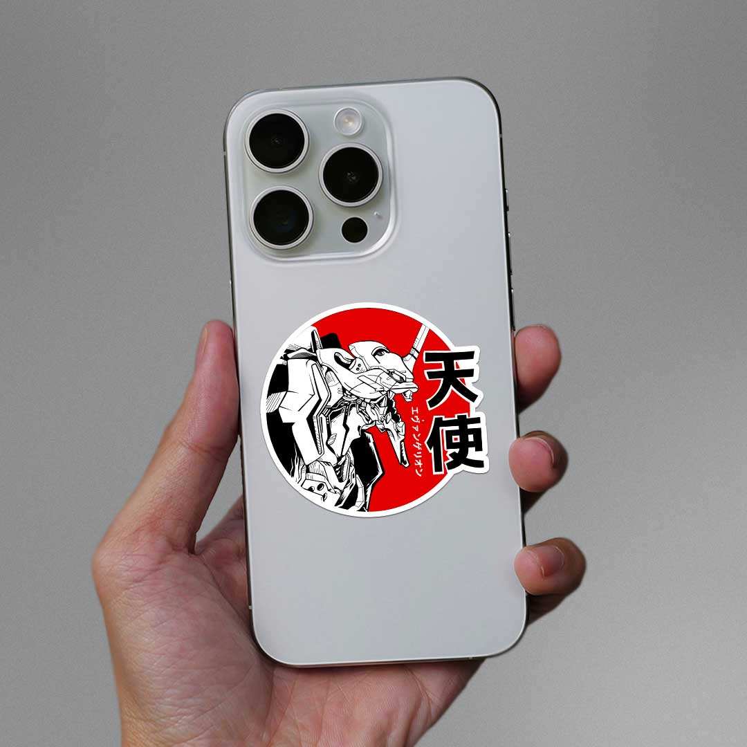 Evangelion Sticker waterproof vinyl decal for laptop, bike, car & bottle