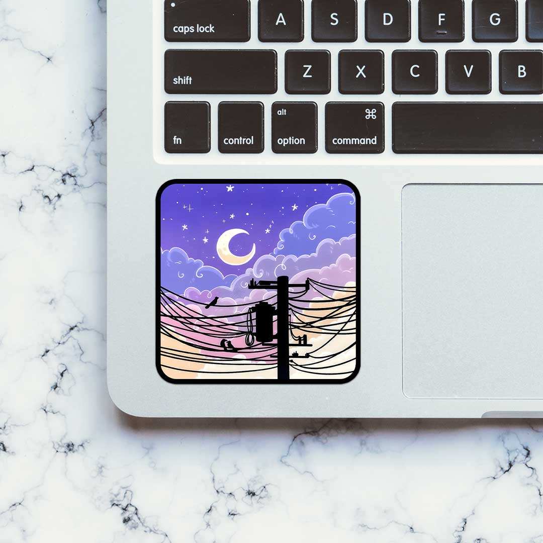 Evening Hour Sticker waterproof vinyl decal for laptop, bike, car & bottle