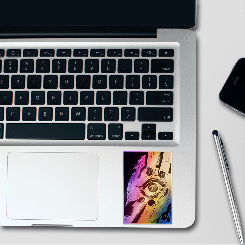 Eye Sketch Surreal Holographic Stickers - Holographic stickers | STICK IT UP