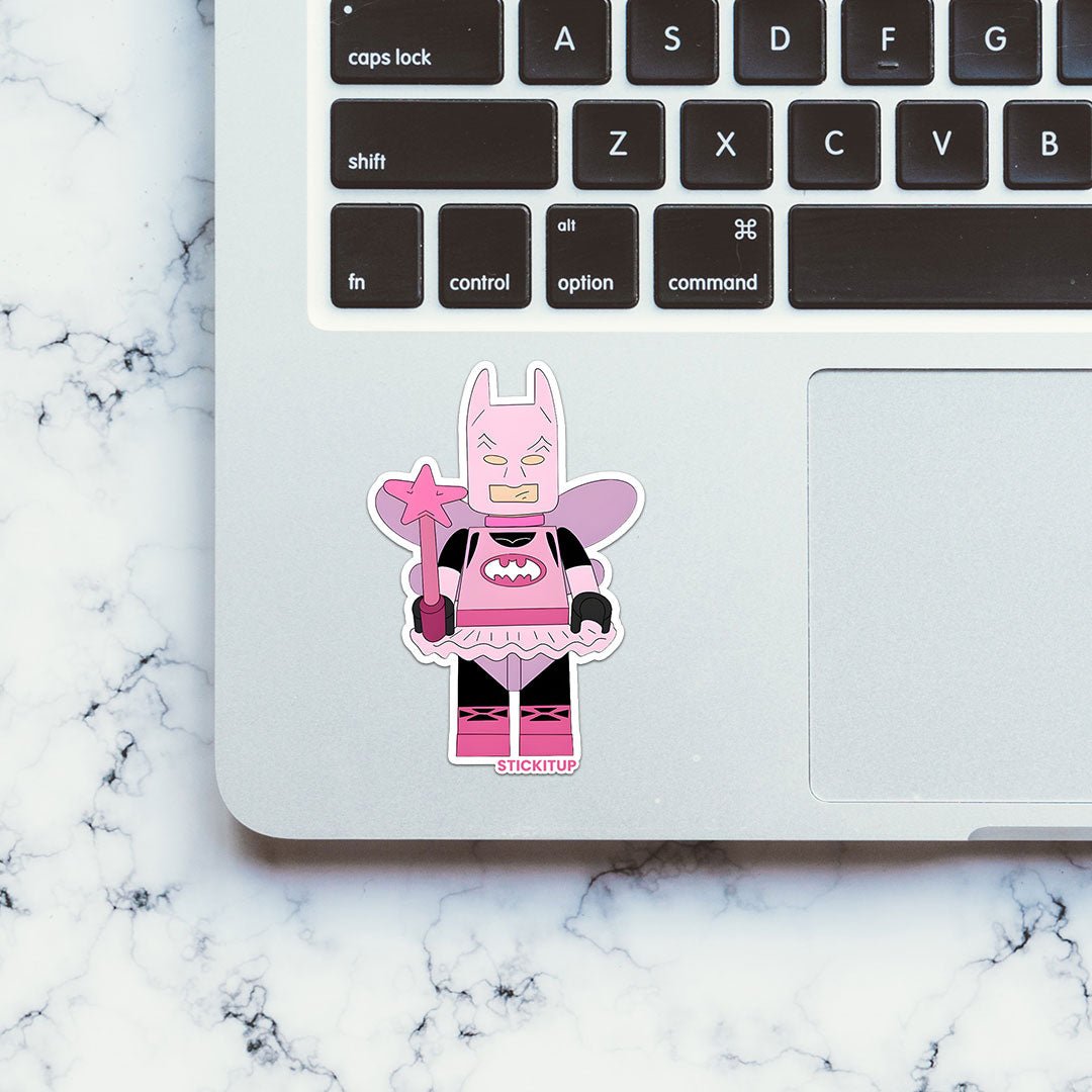 FAIRY BATMAN LEGO Sticker waterproof vinyl decal for laptop, bike, car & bottle