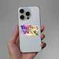 Fairytales Spicier Holographic Sticker waterproof vinyl decal for laptop, bike, car & bottle