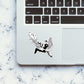 Fallen Angel Sticker waterproof vinyl decal for laptop, bike, car & bottle