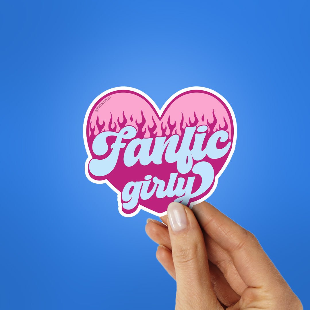 Fanlic Sticker waterproof vinyl decal for laptop, bike, car & bottle