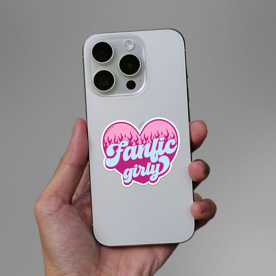 Fanlic Sticker waterproof vinyl decal for laptop, bike, car & bottle