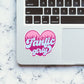 Fanlic Sticker waterproof vinyl decal for laptop, bike, car & bottle