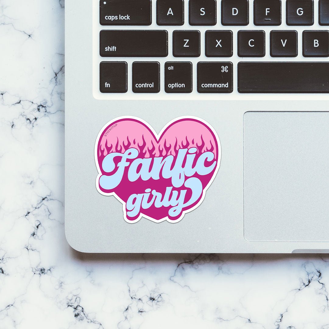 Fanlic Sticker waterproof vinyl decal for laptop, bike, car & bottle