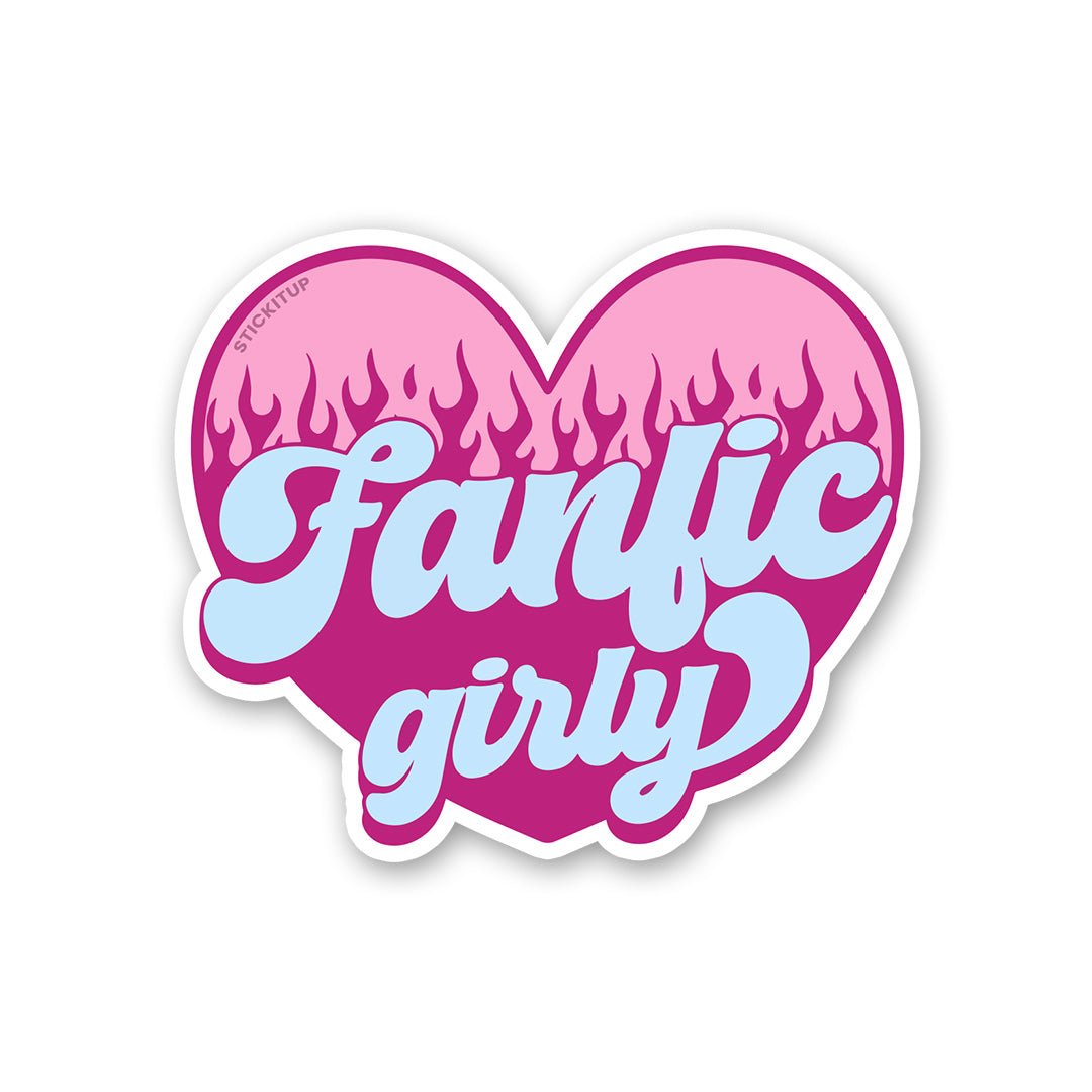 Fanlic Sticker waterproof vinyl decal for laptop, bike, car & bottle