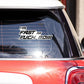 Fast as fuck Bumper Sticker waterproof vinyl decal for laptop, bike, car & bottle